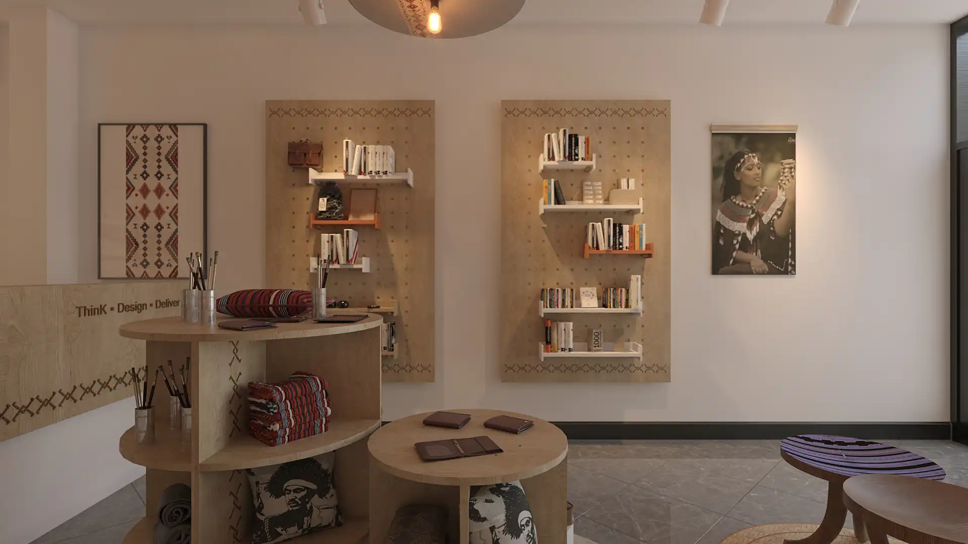 Connect Library duka interior designer in addis ababa